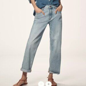 Pilcro The Curvy Baggy Boyfriend Mid-Rise Relaxed Jeans Size 31